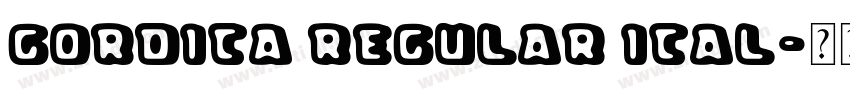 Gordita Regular Ital字体转换